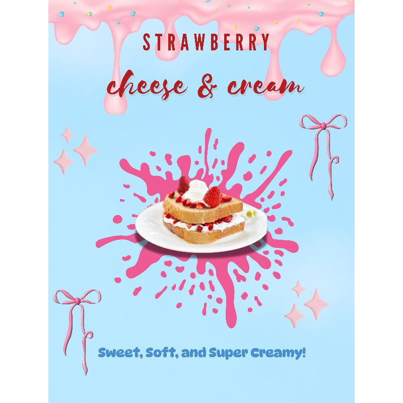

Strawberry Cheese & Cream Dessert Box – Manis, Creamy, dan Lumer!