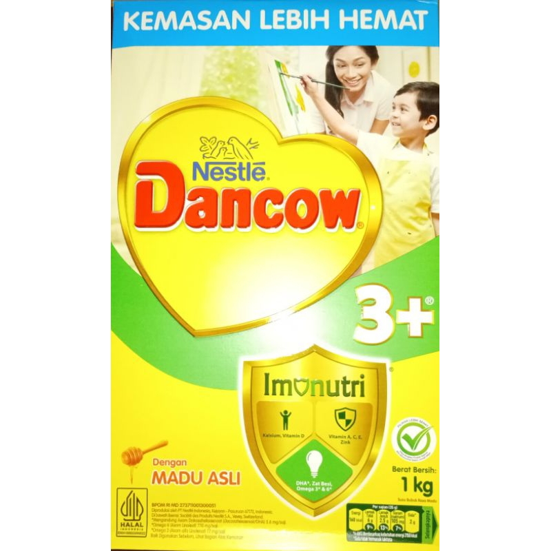 

Danco 3+ rasa vanila dan madu 1kg