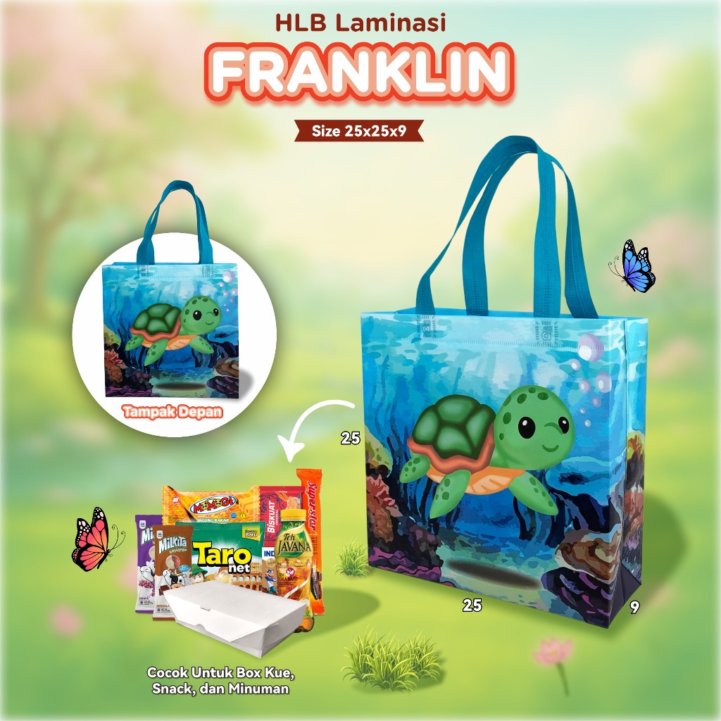 

[GROSIR] Tas Anak Ulang Tahun Tas Ultah Anak | Goodie Bag Ulang Tahun Laminasi 25x25x9