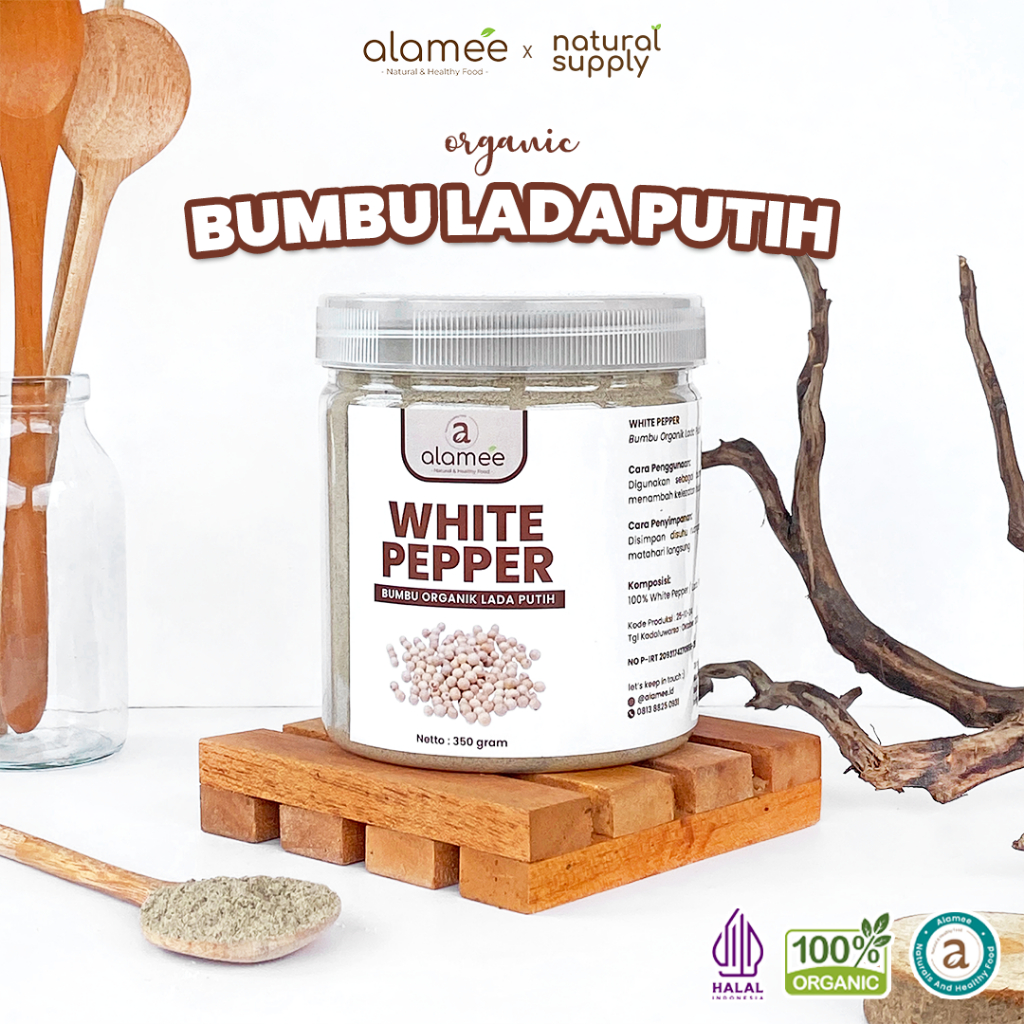 

Lada Putih Bubuk White Pepper Seasoning Powder Merica Whitepepper Bumbu Dapur Masak - Masakan Instan