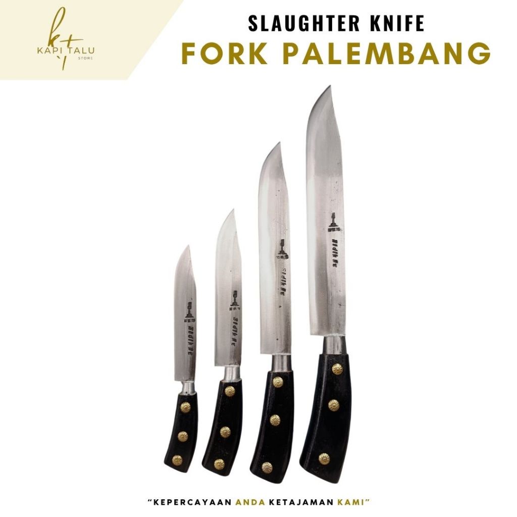 [Premium Quality] Pisau Sembelih Cap Garpu Palembang Asli