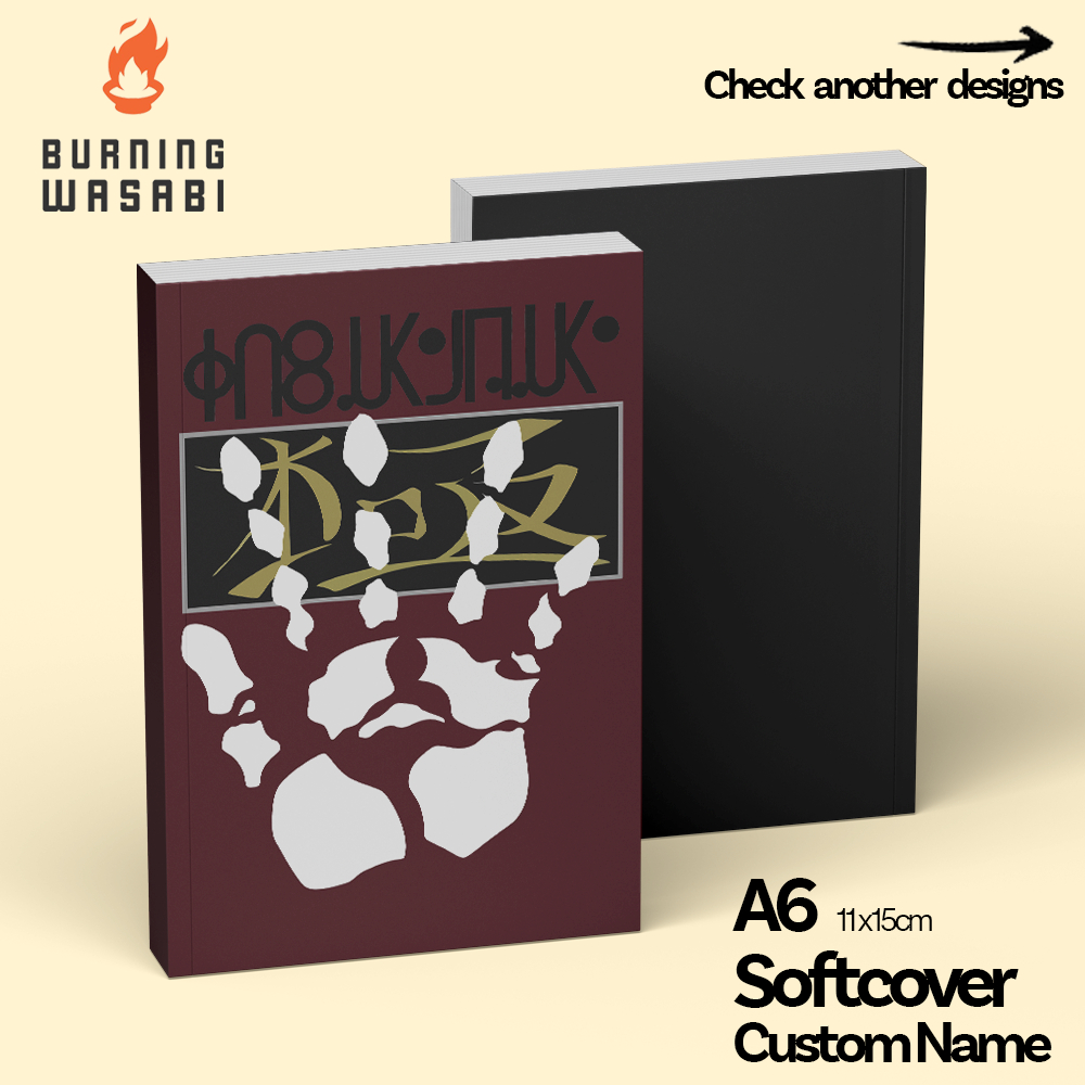 

Buku Saku Pocket Notebook Hunterxhunter Softcover Custom Nama Burning Wasabi Diary A6 Polos Hemat
