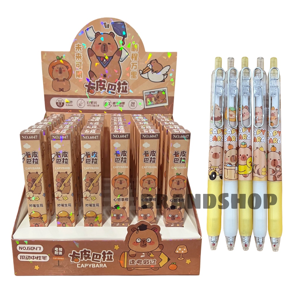 

Blind Box Pulpen Anak Capybara Surprise Pen Gel Cetek Lucu Karakter Kartun 0.5mm