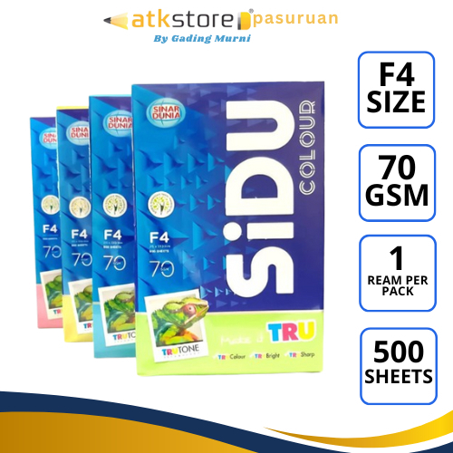 

Kertas HVS Warna Warni / SIDU Kertas Hvs F4 / Folio 70gsm Warna - Harga Murah, Kualitas Terbaik!