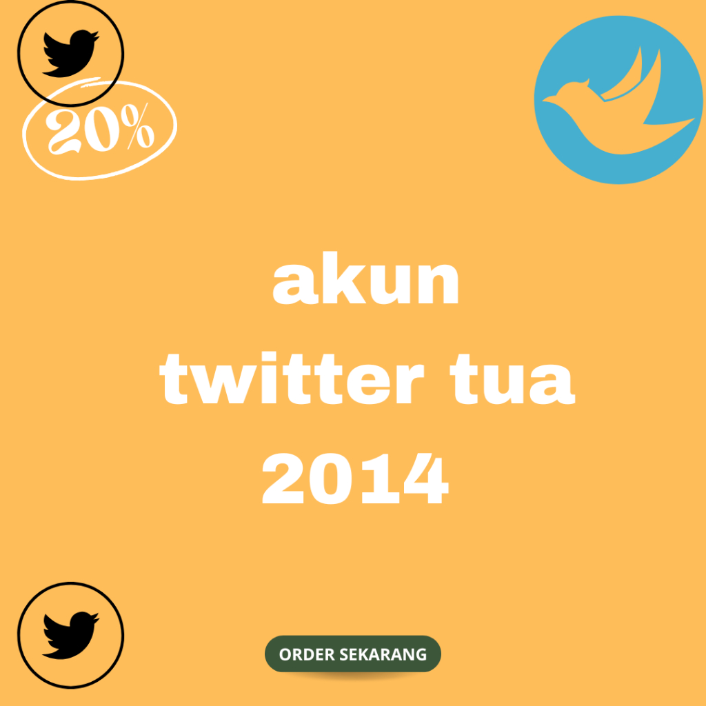 Akun Twitter Tua 2014 berganransi