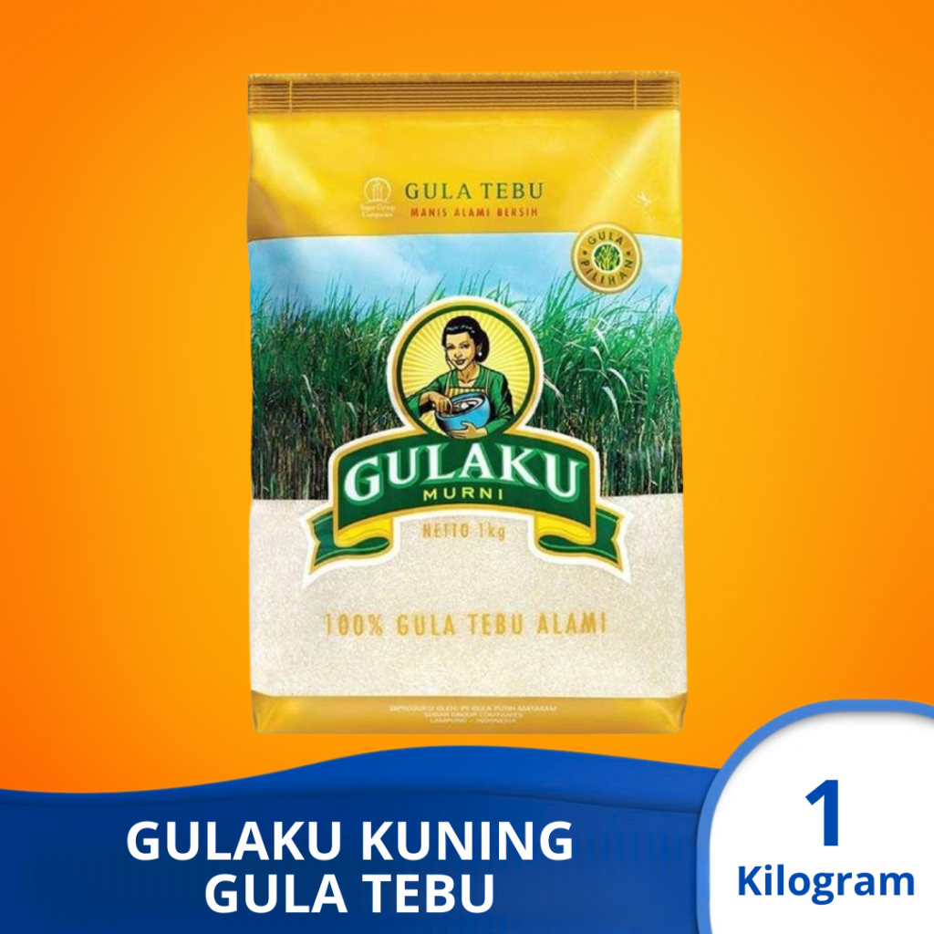 

GULAKU KUNING Gula Tebu Murni Kemasan 1 kg