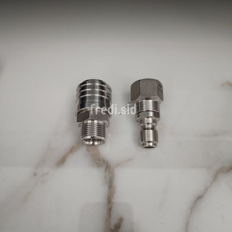 Coupling release Autolock M22 3/8" dan swivel 360 derajat