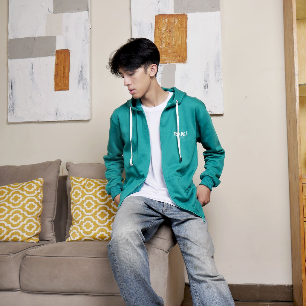 ZIPPER HOODIE BASIC/ JACKET HOODIE ZIPPER