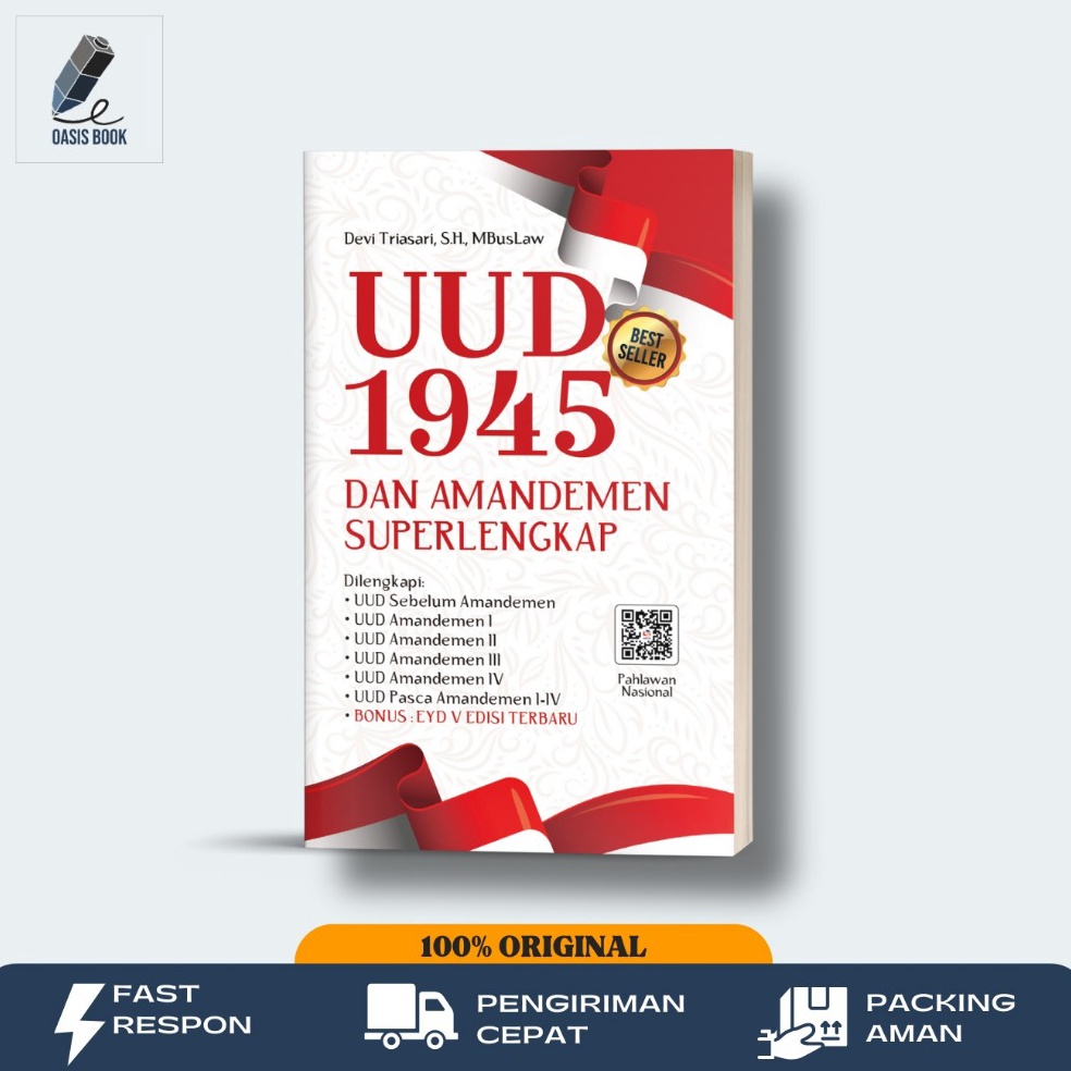 KODE D82L Buku UUD 1945  Amandemen Superkomplet dan Terupdate