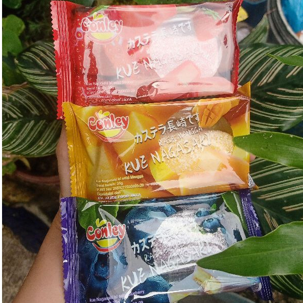 

kue nagasaki bolu conley mochi 30gram jepang rasa coklat mangga strawberry murah daifuku Premium Lembut Kenyal super