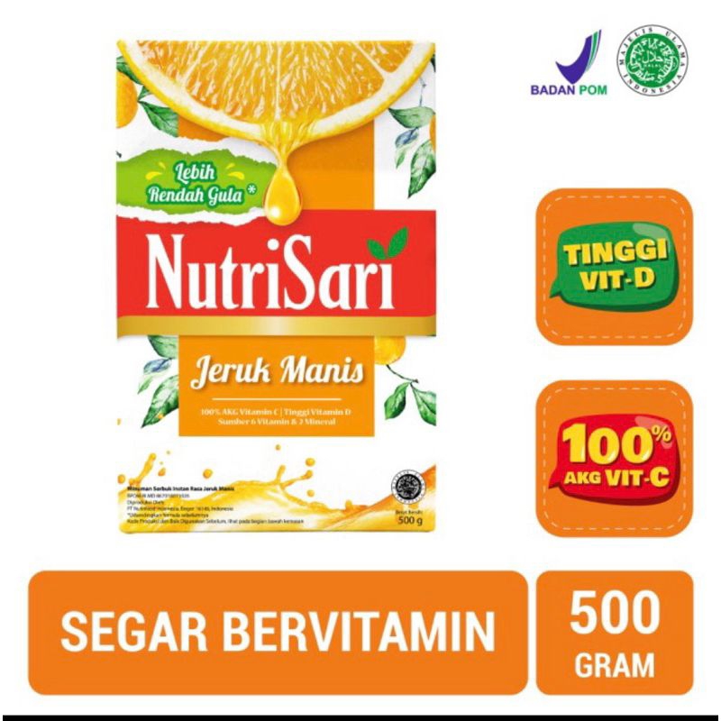 

Nutrisari Jeruk Manis 500 gr