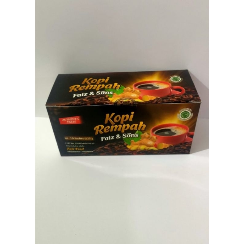 

FAIZFOOD Kopi Rempah Isi 4 sachet 10 sachet @25gr 100% Asli Mojokerto Herbal Alami Halal