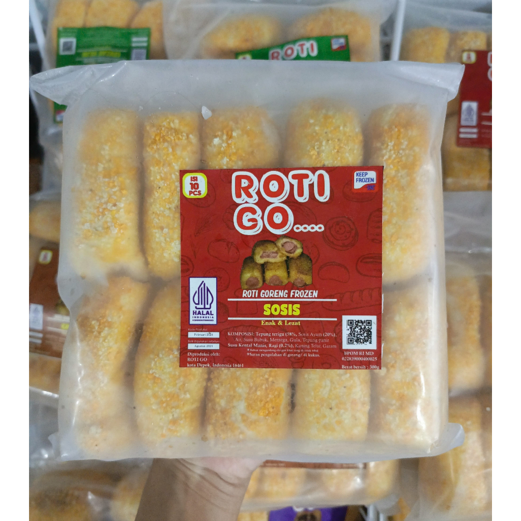 

ROTI GO SOSIS ISI 10