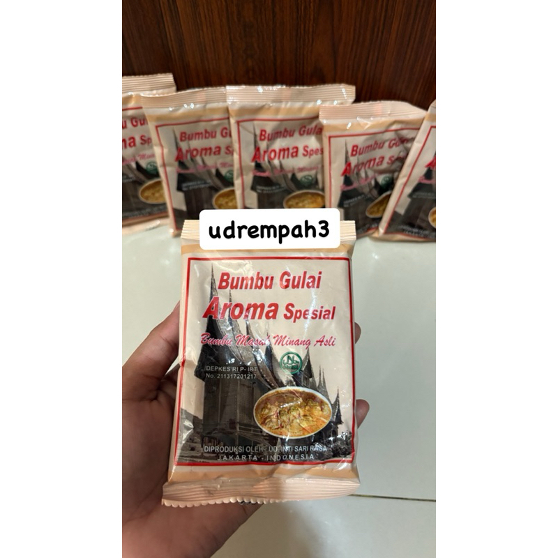 

bumbu masak padang AROMA GULAI SASET 50g