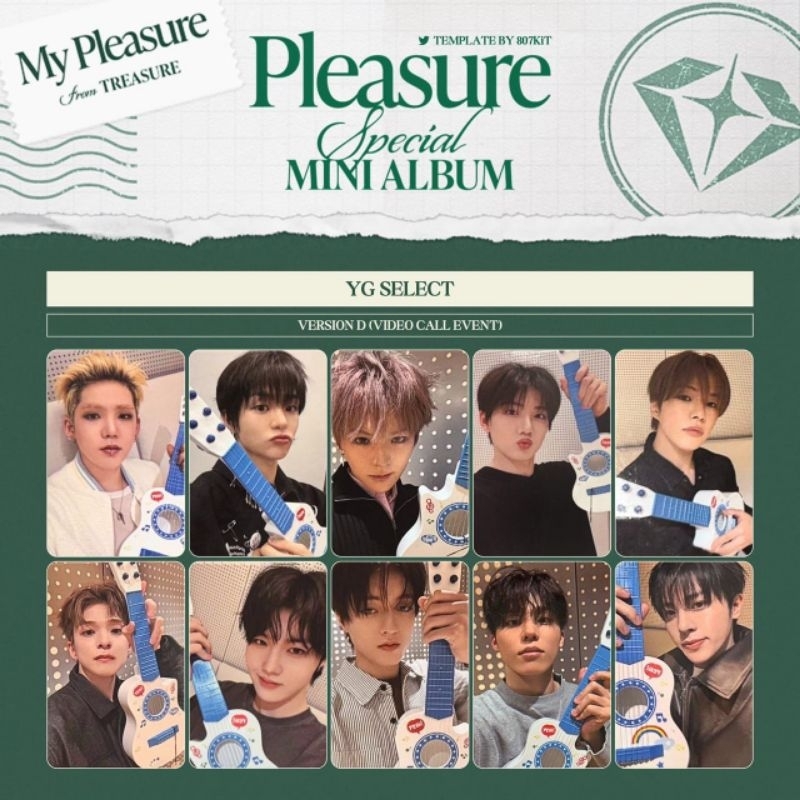 [READY STOCK] TREASURE PLEASURE YELLOW POB FS ONLINE YGS PC GITAR