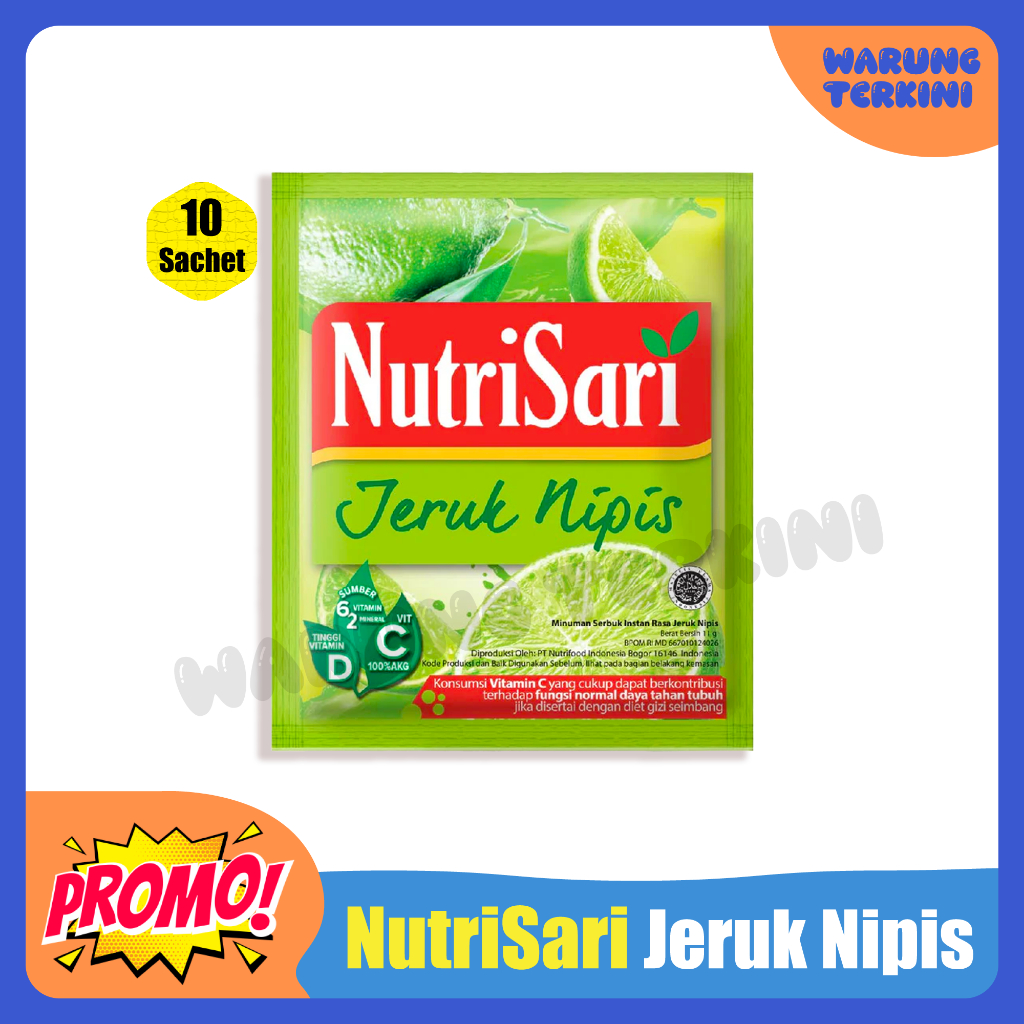 

Nutrisari Jeruk Nipis 1 Renceng || Minuman Menyegarkan