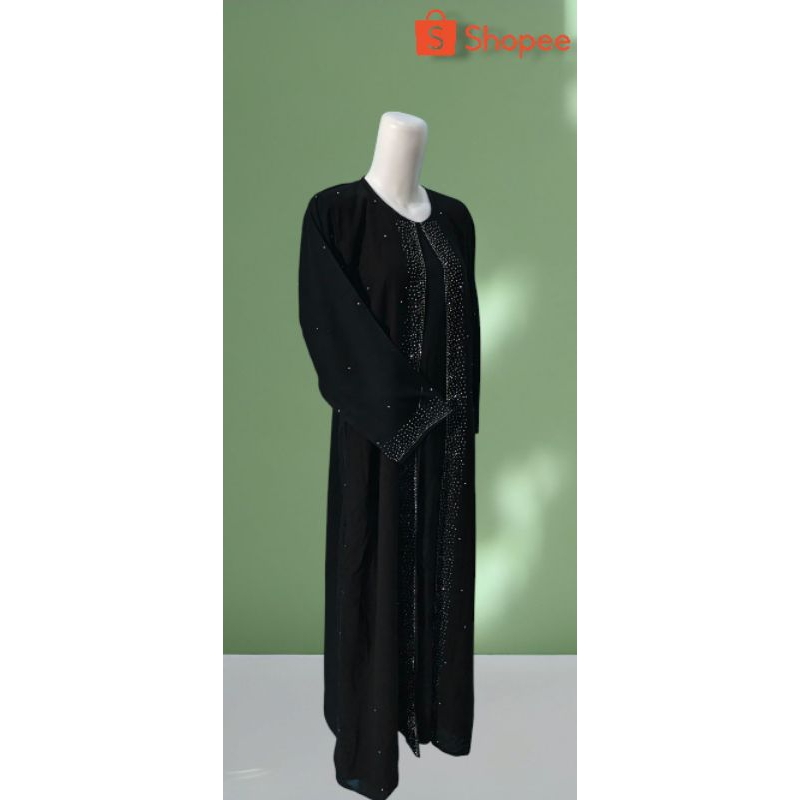abaya hitam abaya hitam turki abaya hitam mewah elegan abaya hitam dewasa