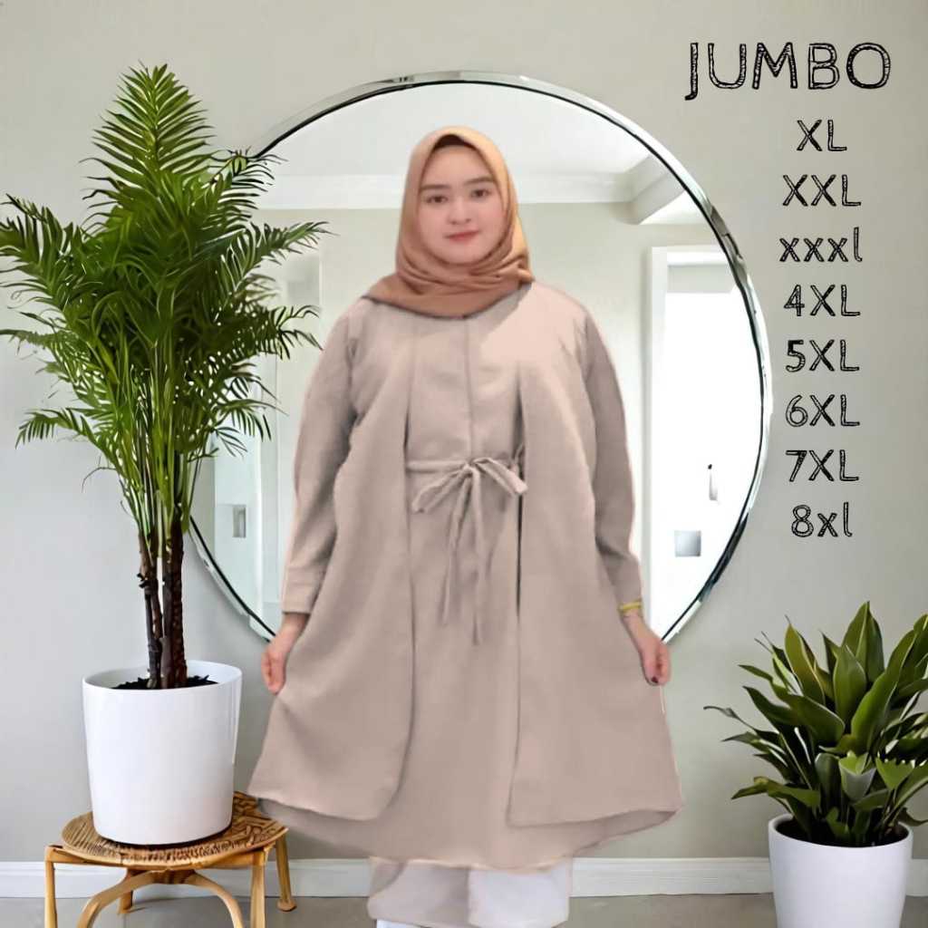 Tunik Jumbo Wanita Polos - Tunik Jumbo Wanita - Tunik Wanita