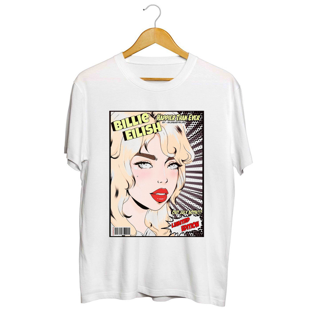 metal cloth / kaos billi eilist / kaos putih