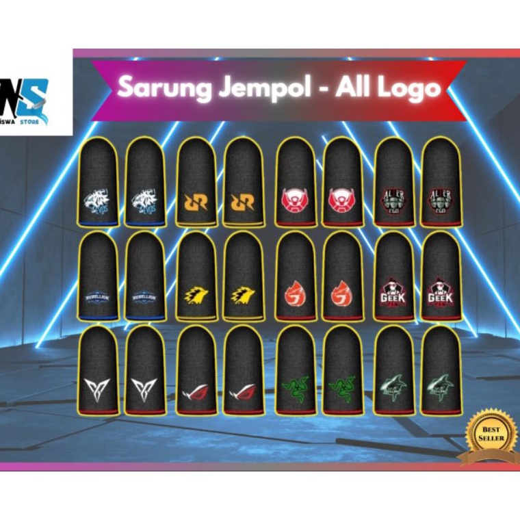 KODE H96F Grosir 5 pasang Sarung jempol gaming sarung jempol game sarung jempolpremium