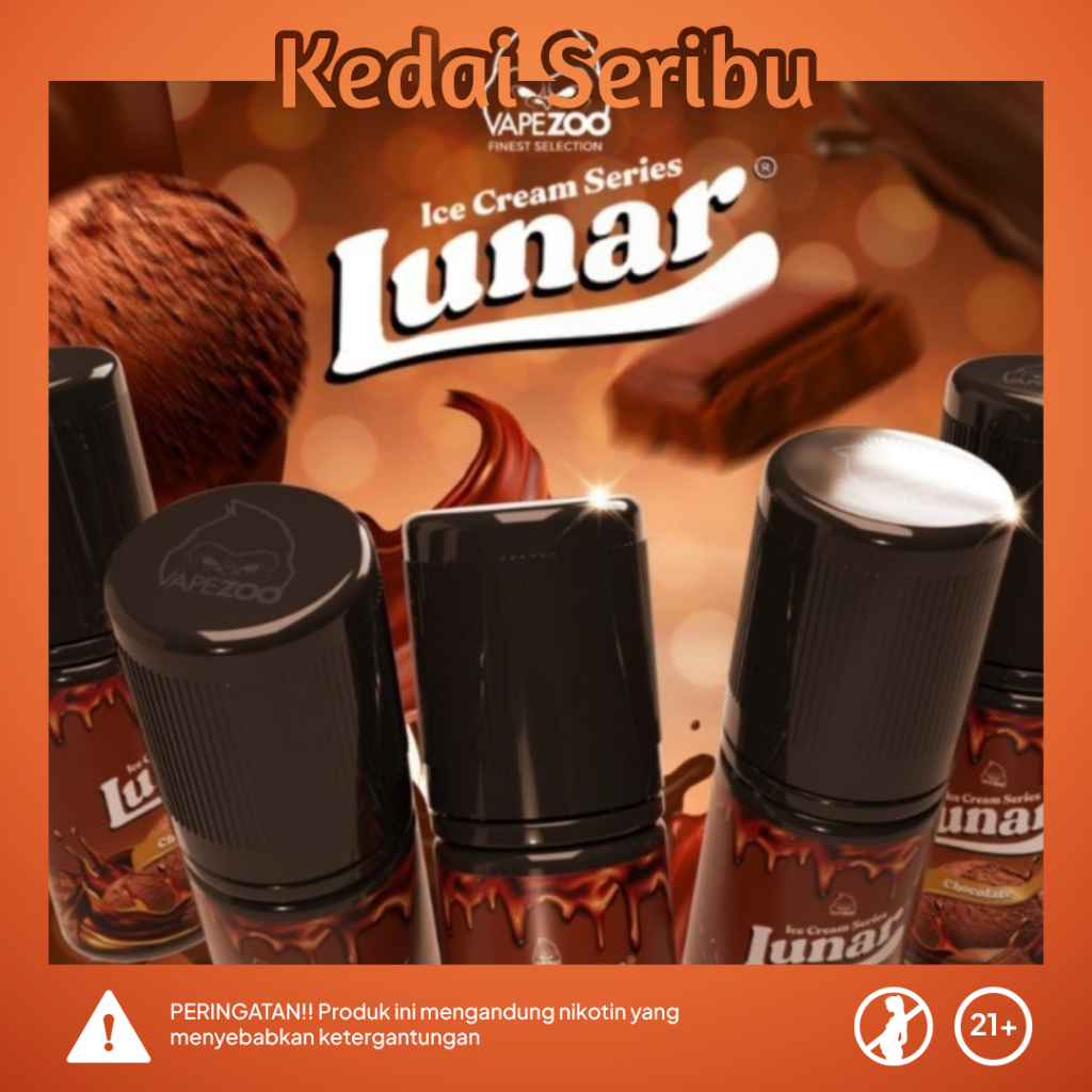 LUNAR V2 DARK CHOCOLATE ICE CREAM LIQUID PODS FRIENDLY 12MG 30ML ORIGINAL