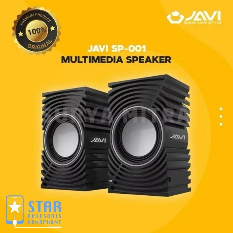 Speaker ORIGINAL JAVI SP001 Speaker Multimedia komputer JAVI