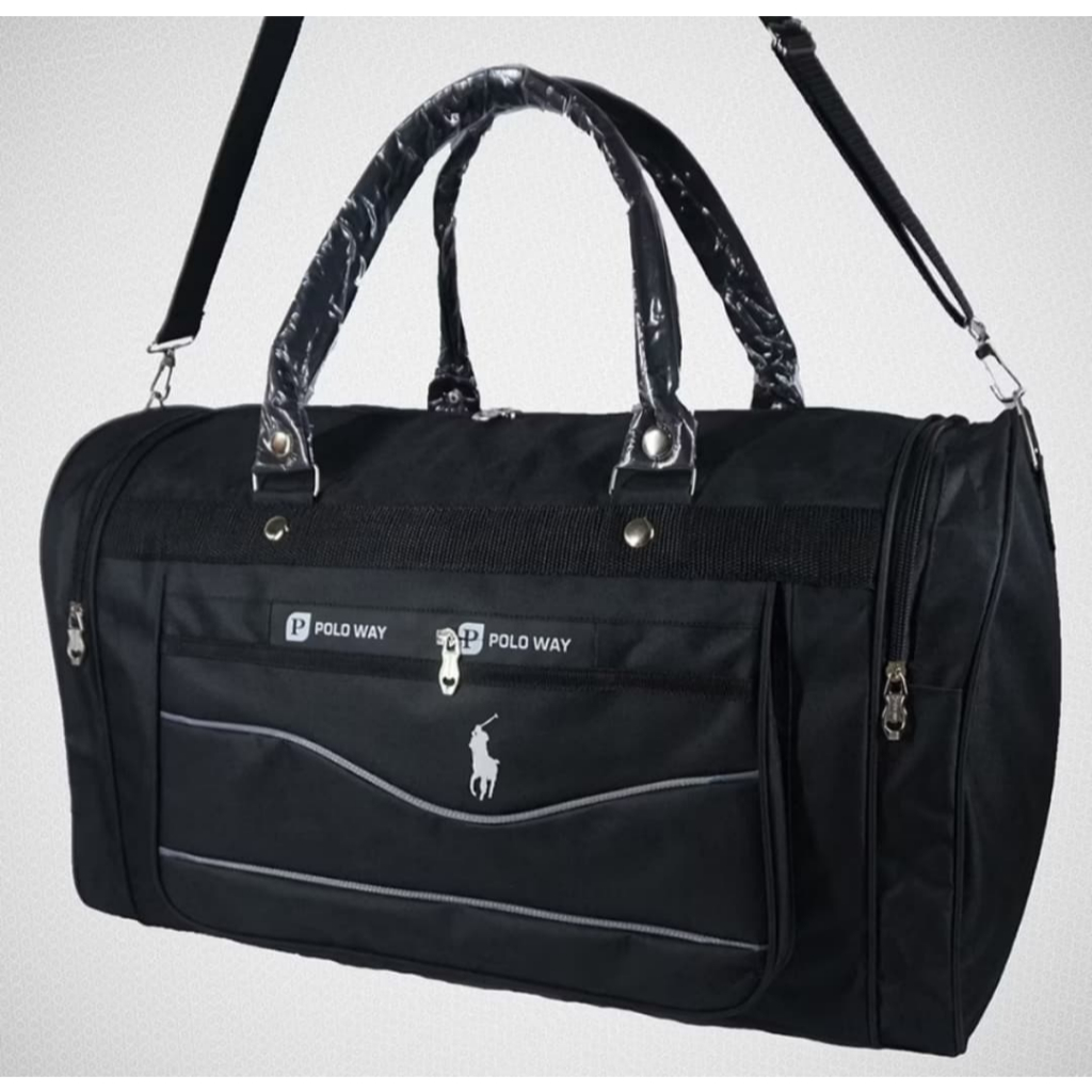 TAS TRAVEL BAG JUMBO / TAS PAKAIAN JINJING / TAS BAJU PRIA WANITA POLO WAY