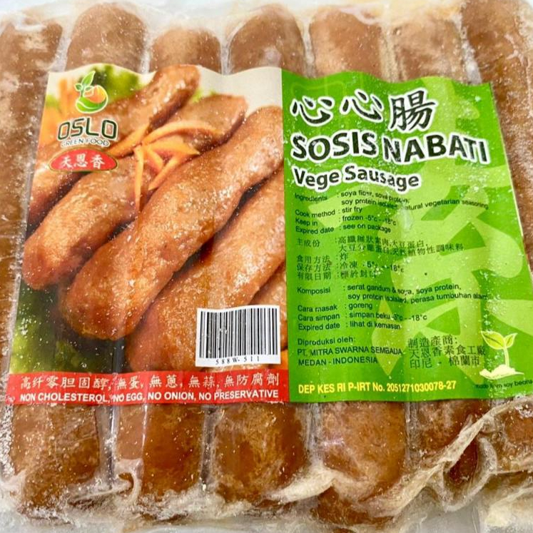 

Vegetarian Sosis Nabati OSLO 450Gr