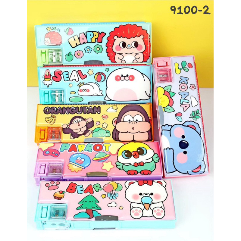 

KOTAK PENSIL MAGNET KM 9100-2 ANIMAL / KOTAK PENSIL ANIMAL /PCS