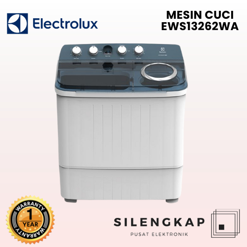 MESIN CUCI ELECTROLUX EWS13262 12KG 2 TABUNG EWS 13262 WA EWS13262WA