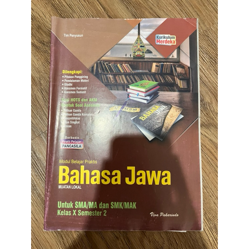 Buku Preloved LKS Kurikulum Merdeka Bahasa Jawa untuk SMA/MA/SMK/MAK Kelas 10 Semester 2