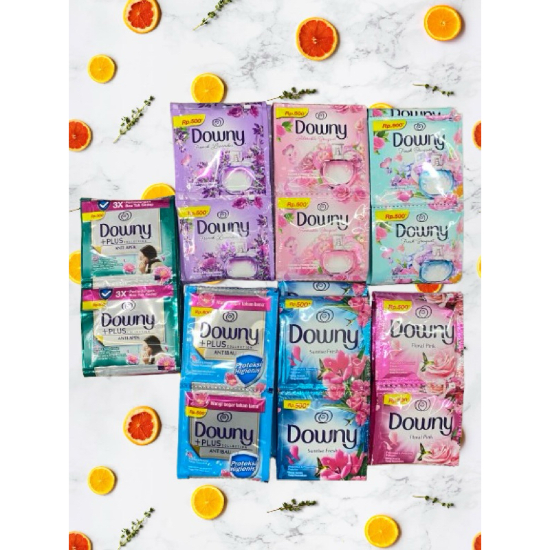 DOWNY PELEMBUT & PEWANGI PAKAIAN SACHET 18ml