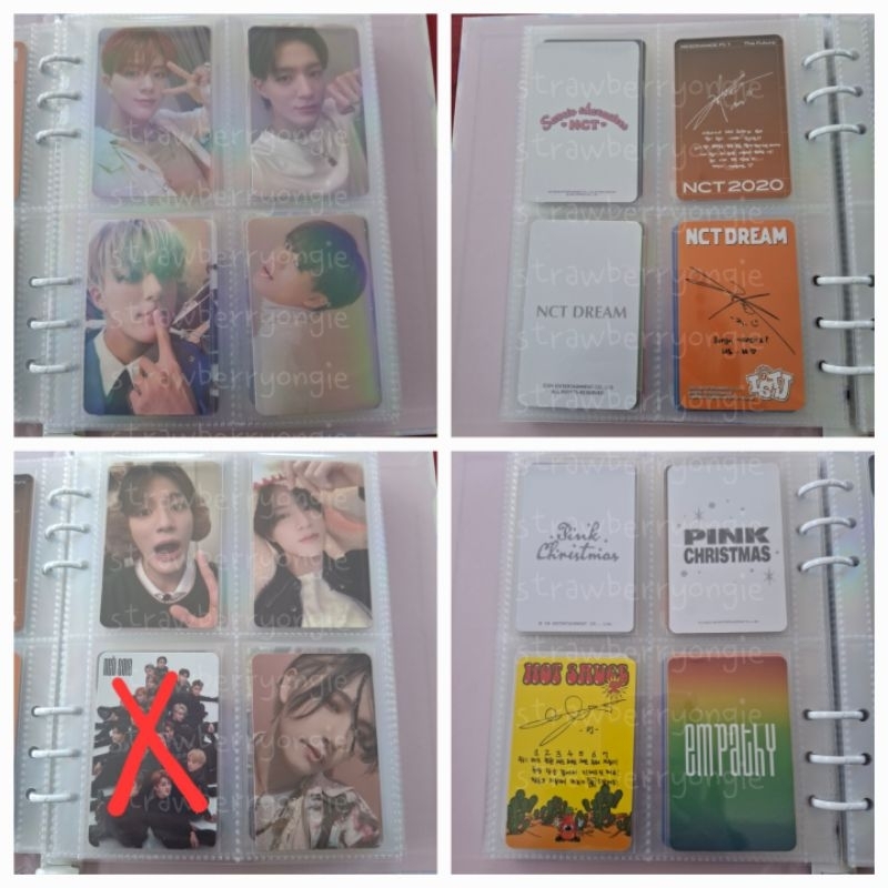 [take all] official pc jeno renjun nct dream mangap tc future bene trading card chilling empathy ist