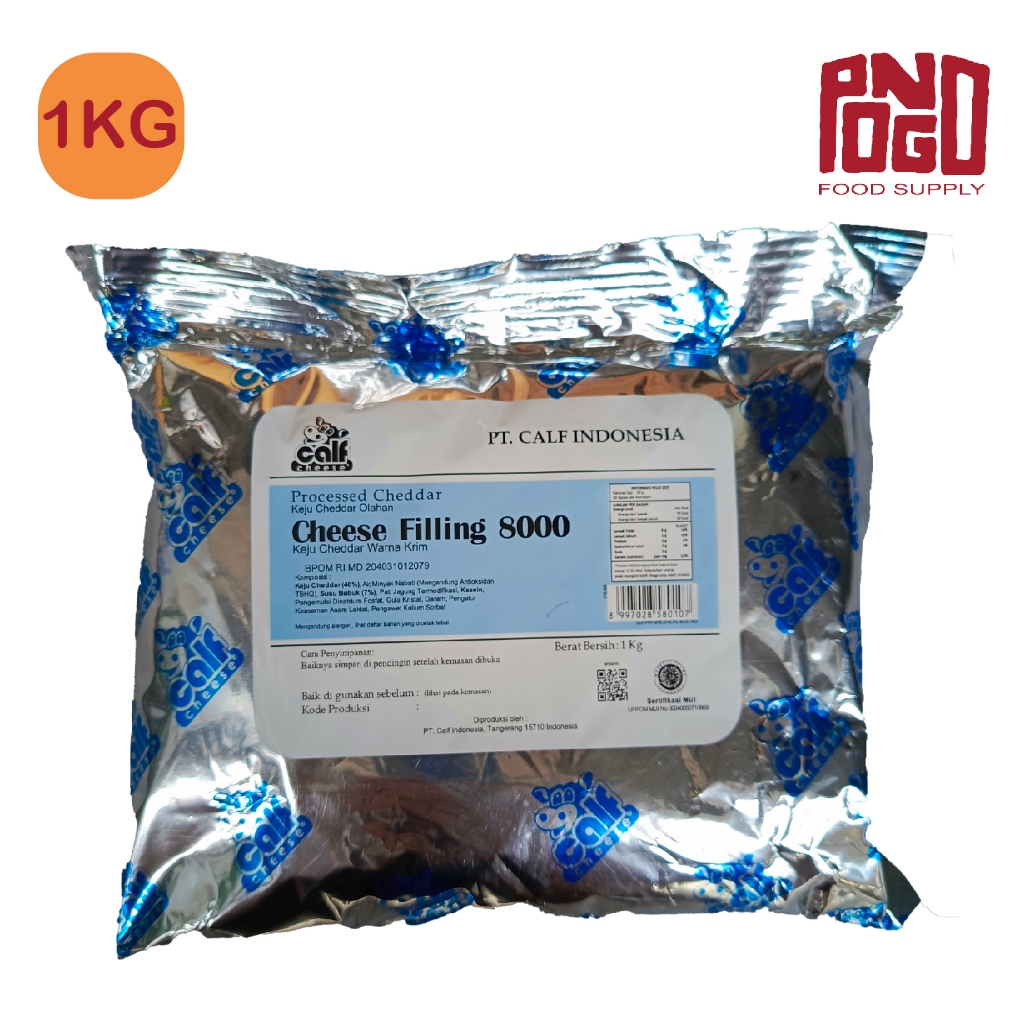 

Calf Cheese Filling 8000 1kg | Saus Keju | Isian Keju