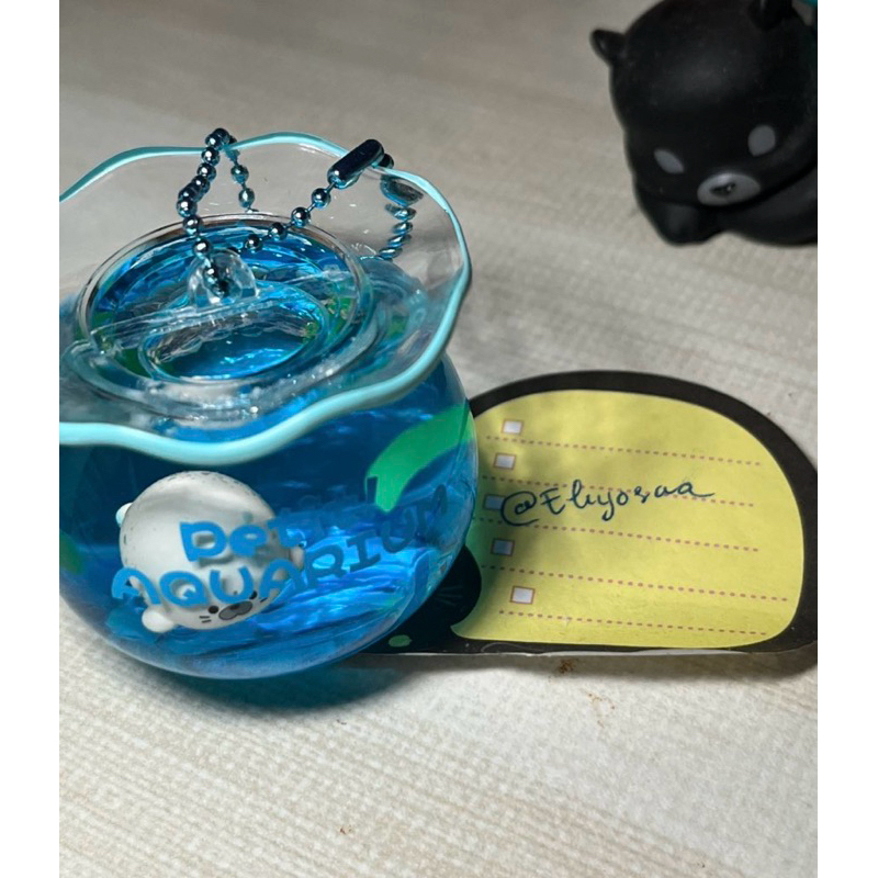 aquarium keychain seal fish