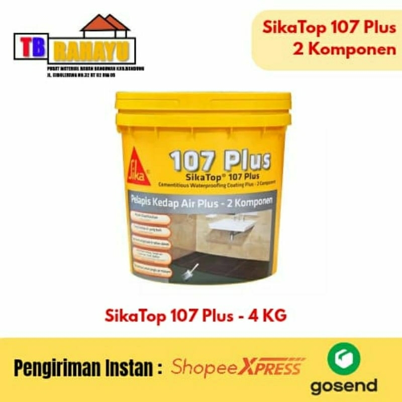 SikaTop Plus 2 107 Plus 2 Komponen - 4 KG, SikaTop Waterprofing 2 Komponen