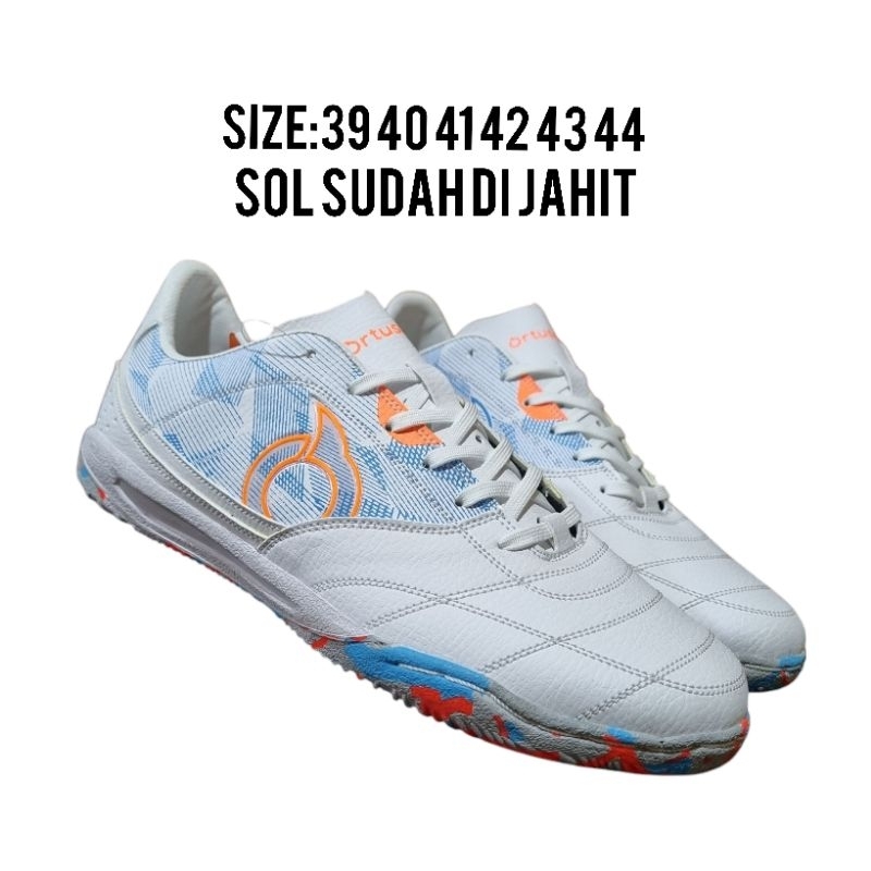 Sepatu Futsal Ortusseight Ukuran 38 39 40 41 42 43 44 Sepatu Futsal Warna Putih Wanita Sepatu Futsal