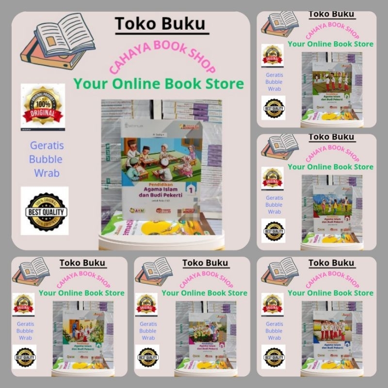 Buku PAI Pendidikan Agama Islam SD Kelas 1,2,3,4,5,6 Kurikulum Merdeka Platinum