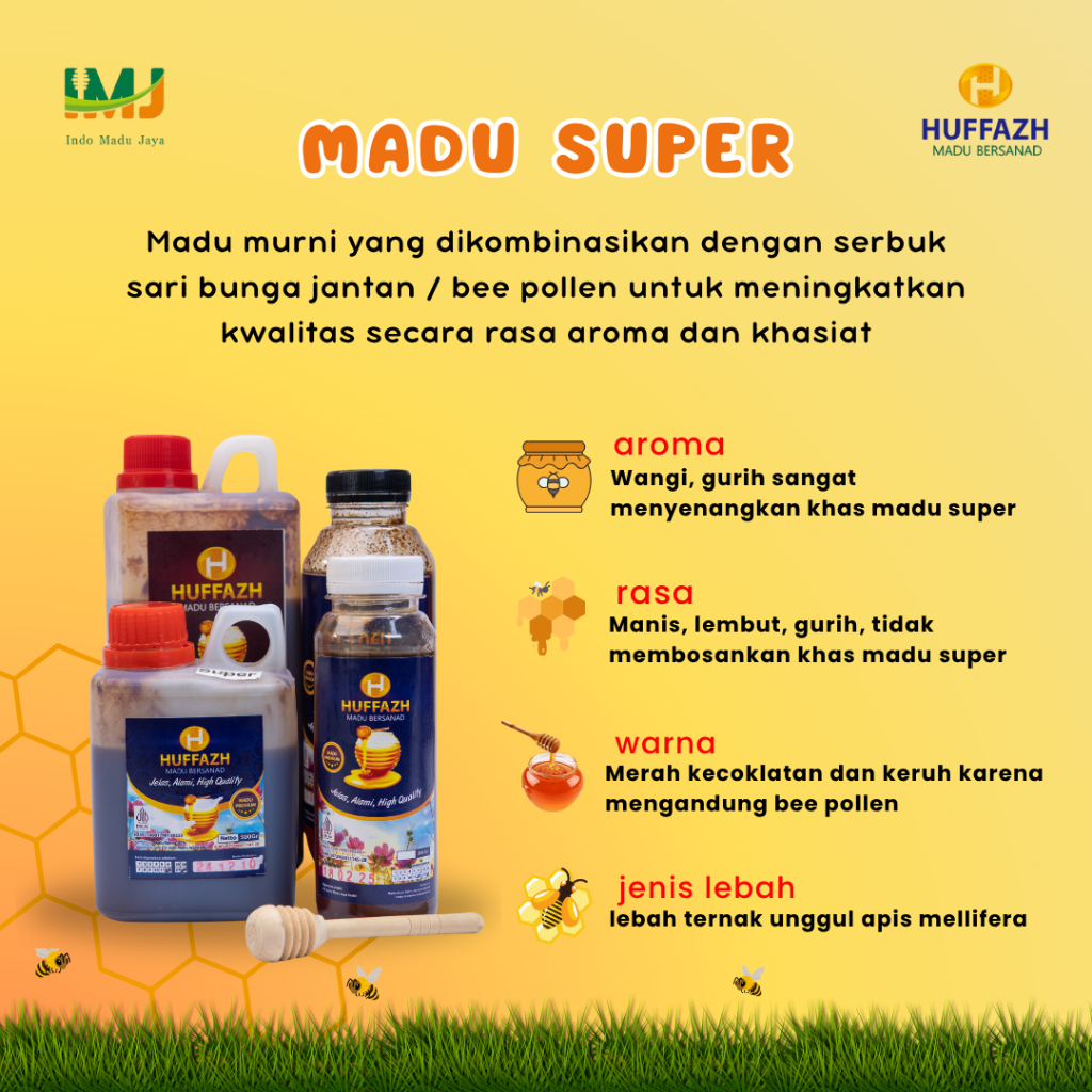 

MADU MURNI SUPER | MADU HUFFAZH – 100% ASLI DARI ALAM | MADU BERSANAD