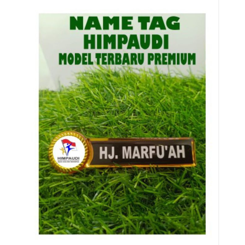 

nametag / nama dada himpaudi model terbaru