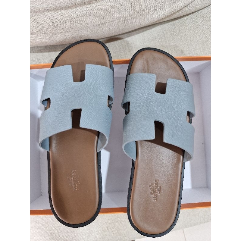 Sandal Pria H Izmir Authentic. Size 42. Full set Box,Receipt, Dust bag
