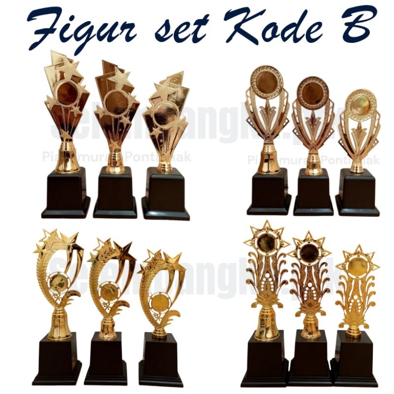 Piala Set Juara 123 Kode B /Piala Juara Kelas (Piala Lomba)