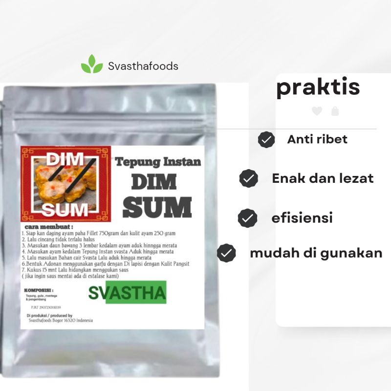 

Tepung Instan Dim Sum Resto Punya Ingin Beli Berkali-kali