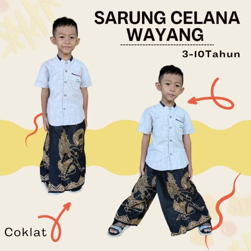 SARUNG CELANA ANAK KECIL MOTIF BATIK USIA 1-6TH, PAUD TK
