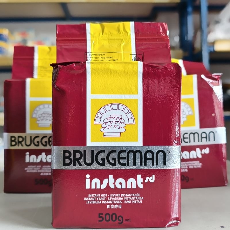 

Bruggeman 500Gr Ragi Instan / Ragi Bruggeman Brown 500Gr / Instant Dry Yeast Bruggeman Coklat 500Gr