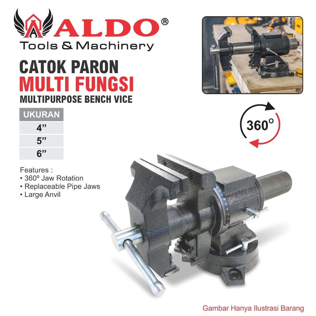 CATOK PARON MULTI FUNGSI / RAGUM BESI / CATOK BESI  MERK ALDO