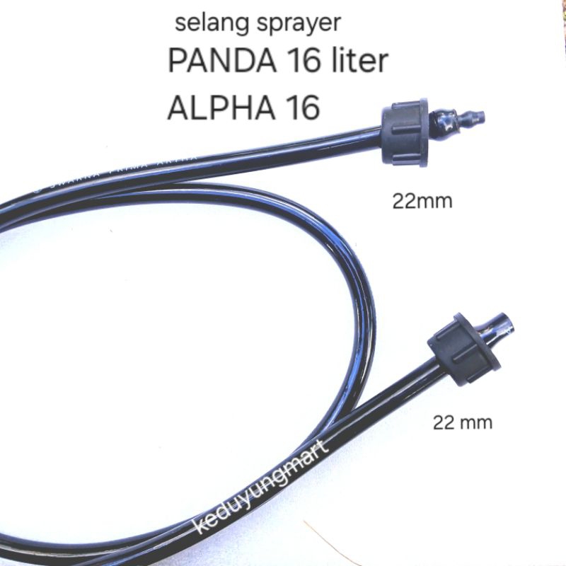Selang ALPHA 16 PANDA manual Sprayer knapsack tanki semprot