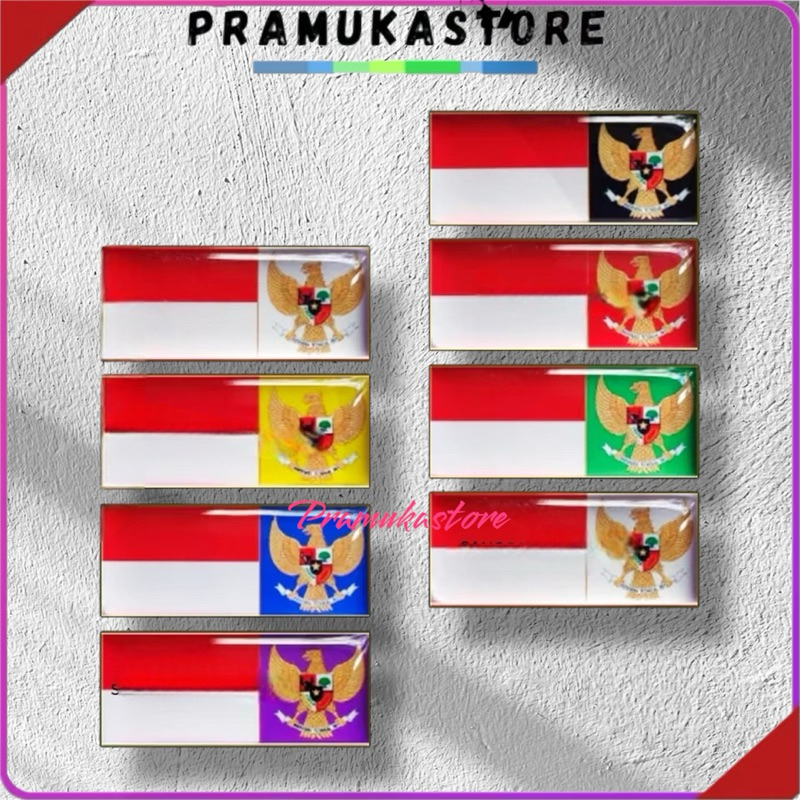Pin MPG / Pin Bendera / Bros Bendera Merah Putih / Pin Garuda