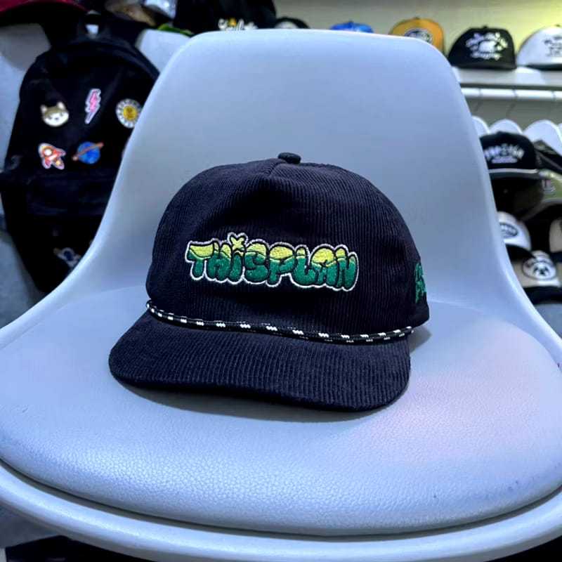 Topi snapback korduroy TEBAL premium PRODUK DISTRO TOPI BORDIR THISPLAN TERBARU