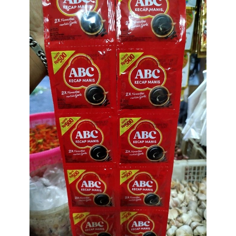 

Kecap ABC renteng isi 12 sachet